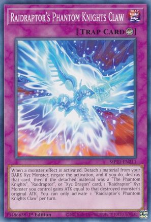 Image of Raidraptor's Phantom Knights Claw [MP21-EN211] Common