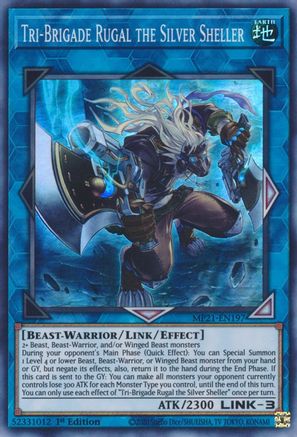 Image of Tri-Brigade Rugal the Silver Sheller [MP21-EN197] Super Rare