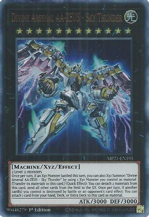 Image of Divine Arsenal AA-ZEUS - Sky Thunder [MP21-EN195] Ultra Rare