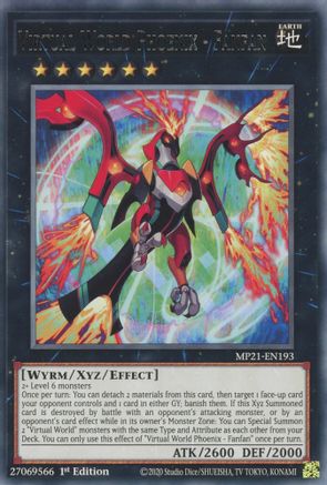 Image of Virtual World Phoenix - Fanfan [MP21-EN193] Rare