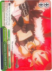 Image of Supreme Overlord Girl (DG/EN-S03-E085 CR) [Disgaea]