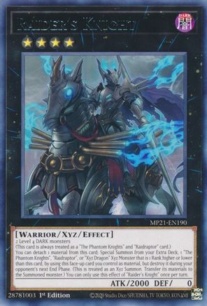 Image of Raider's Knight [MP21-EN190] Rare