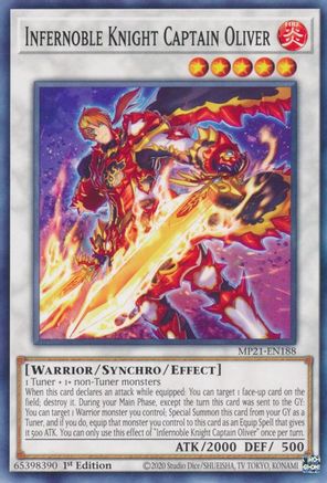 Image of Infernoble Knight Captain Oliver [MP21-EN188] Common