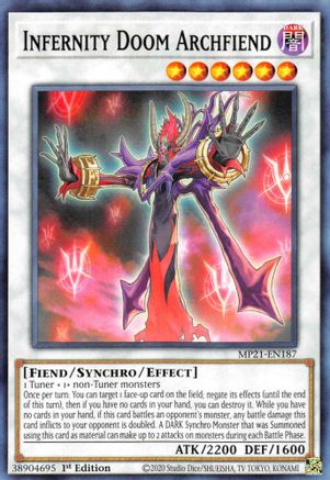 Image of Infernity Doom Archfiend [MP21-EN187] Common