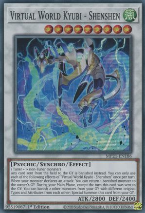 Image of Virtual World Kyubi - Shenshen [MP21-EN186] Super Rare