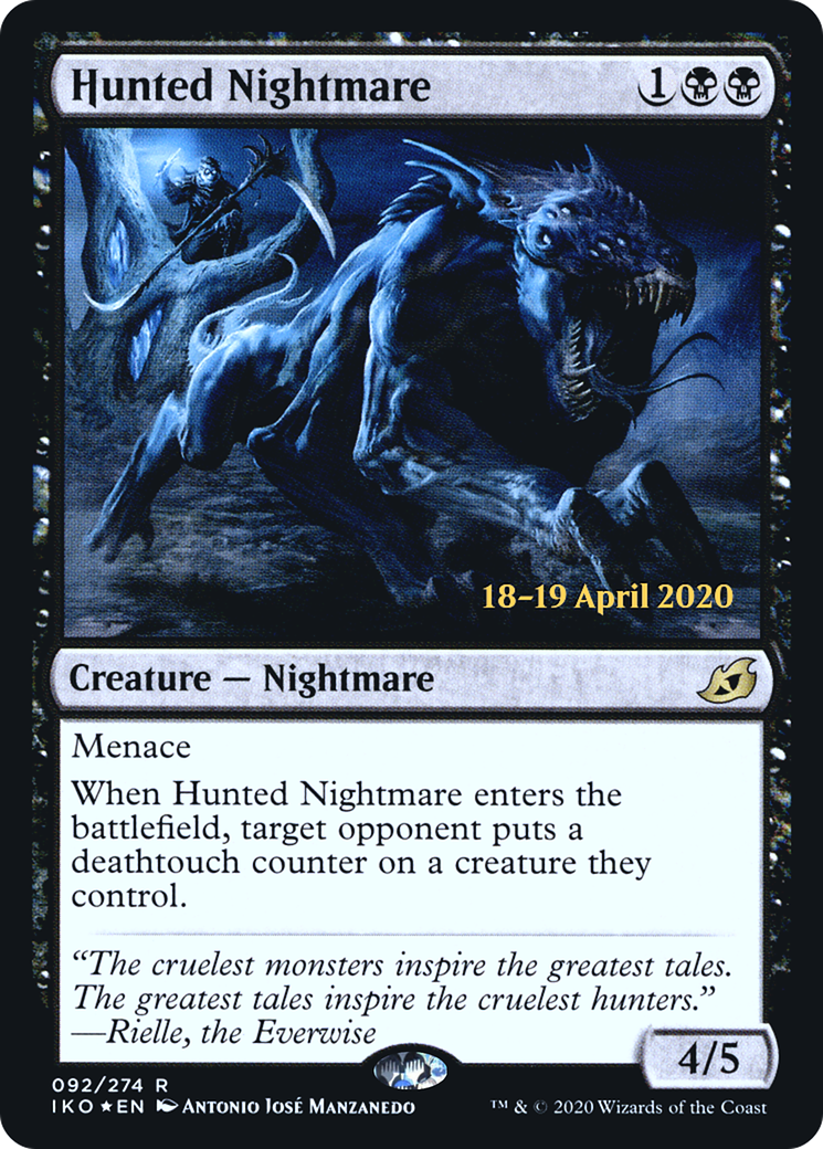 Image of Hunted Nightmare [Ikoria: Lair of Behemoths Prerelease Promos]
