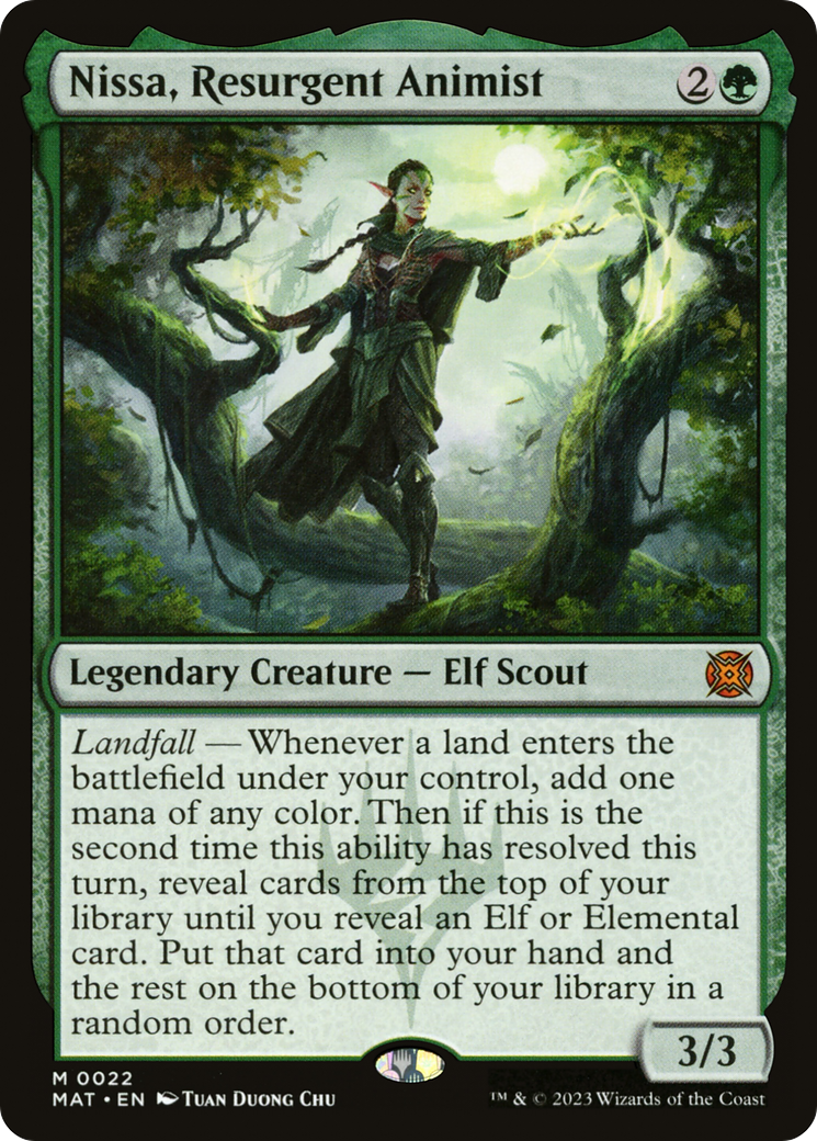 Image of Nissa, Resurgent Animist [March of the Machine: The Aftermath]