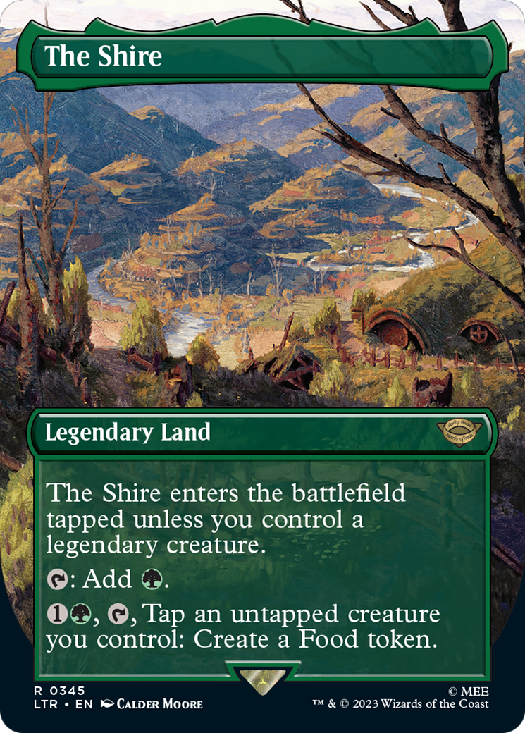 Image of The Shire (Borderless Alternate Art) [The Lord of the Rings: Tales of Middle-Earth]