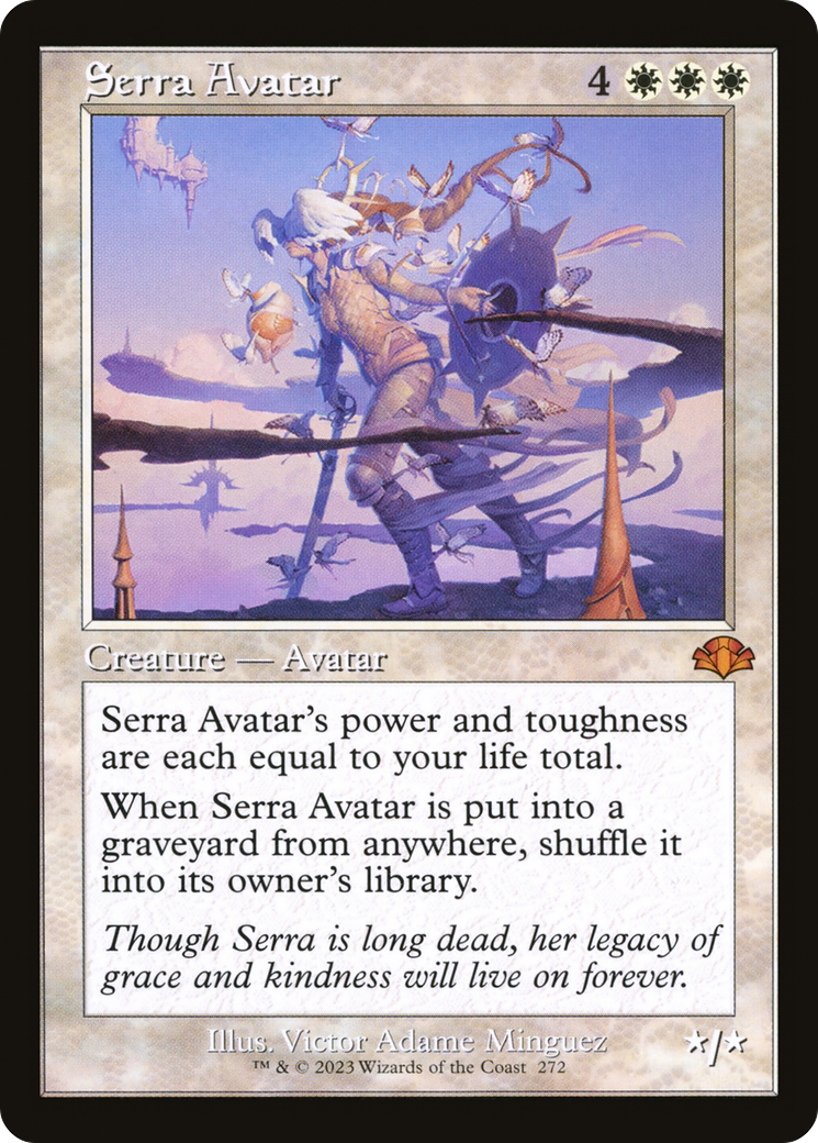 Image of Serra Avatar (Retro) [Dominaria Remastered]