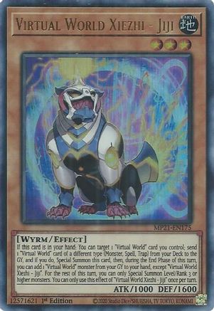 Image of Virtual World Xiezhi - Jiji [MP21-EN175] Ultra Rare