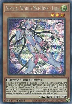 Image of Virtual World Mai-Hime - Lulu [MP21-EN173] Prismatic Secret Rare