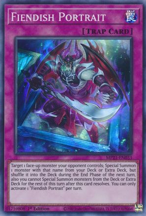 Image of Fiendish Portrait [MP21-EN033] Super Rare