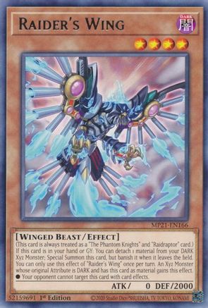Image of Raider's Wing [MP21-EN166] Rare