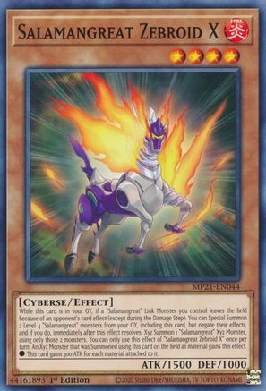 Image of Salamangreat Zebroid X [MP21-EN044] Common