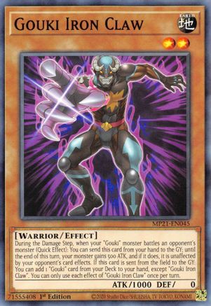 Image of Gouki Iron Claw [MP21-EN045] Common