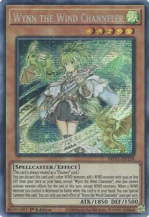 Image of Wynn the Wind Channeler [MP21-EN158] Prismatic Secret Rare