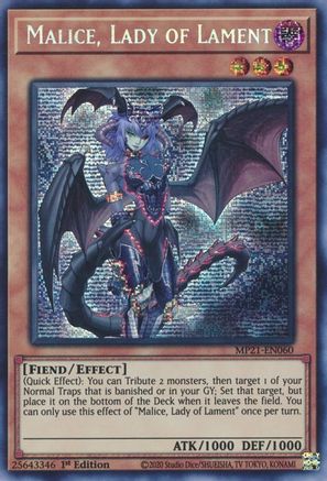 Image of Malice, Lady of Lament [MP21-EN060] Prismatic Secret Rare
