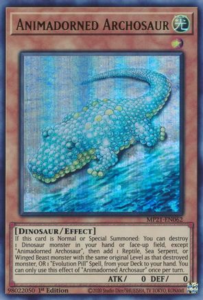 Animadorned Archosaur [MP21-EN062] Ultra Rare