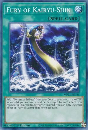 Image of Fury of Kairyu-Shin [MP21-EN145] Common