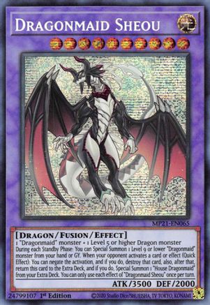Image of Dragonmaid Sheou [MP21-EN065] Prismatic Secret Rare