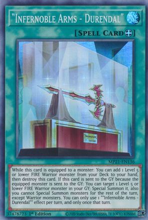 Image of Infernoble Arms - Durendal [MP21-EN136] Super Rare