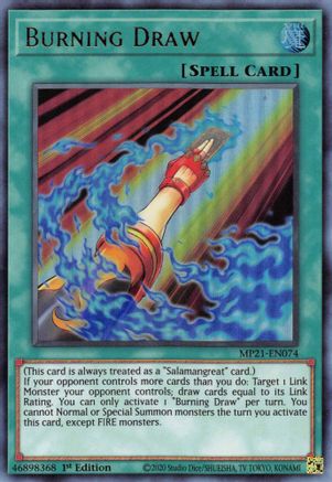 Image of Burning Draw [MP21-EN074] Ultra Rare