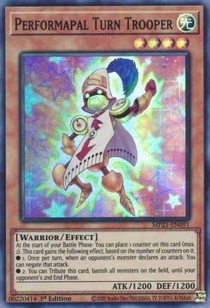 Image of Performapal Turn Trooper [MP21-EN091] Super Rare
