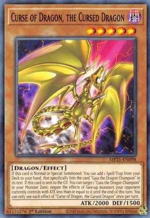 Image of Curse of Dragon, the Cursed Dragon [MP21-EN098] Common