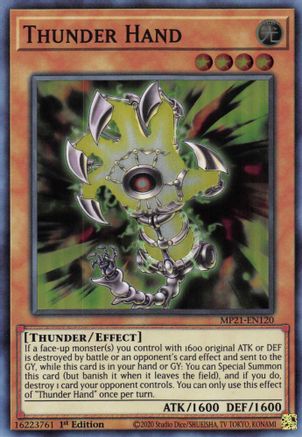 Image of Thunder Hand [MP21-EN120] Super Rare