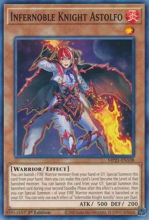 Image of Infernoble Knight Astolfo [MP21-EN108] Common