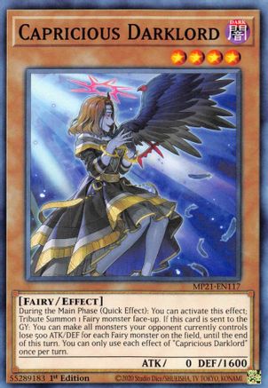 Image of Capricious Darklord [MP21-EN117] Common