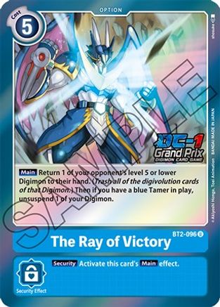 Image of The Ray of Victory [BT2-096] (DC-1 Grand Prix) [Release Special Booster Promos]
