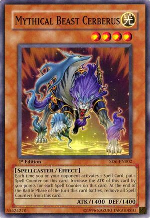 Image of Mythical Beast Cerberus [SD6-EN002] Common
