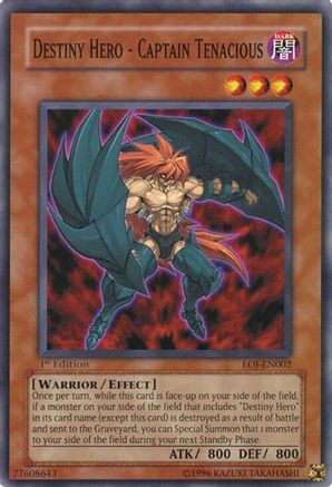 Image of Destiny Hero - Captain Tenacious [EOJ-EN002] Common