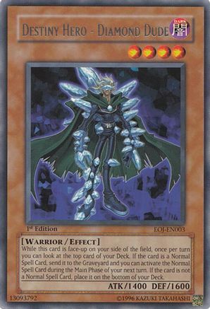 Image of Destiny Hero - Diamond Dude [EOJ-EN003] Rare