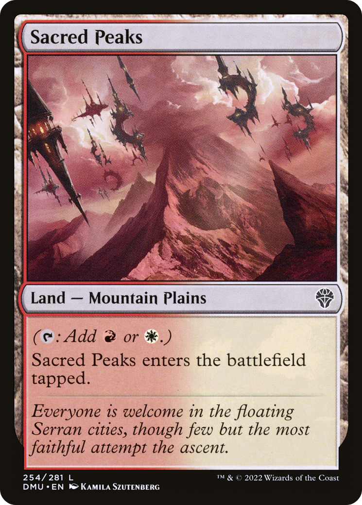 Image of Sacred Peaks [Dominaria United]