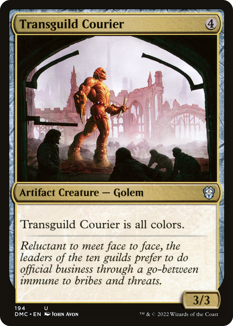 Image of Transguild Courier [Dominaria United Commander]