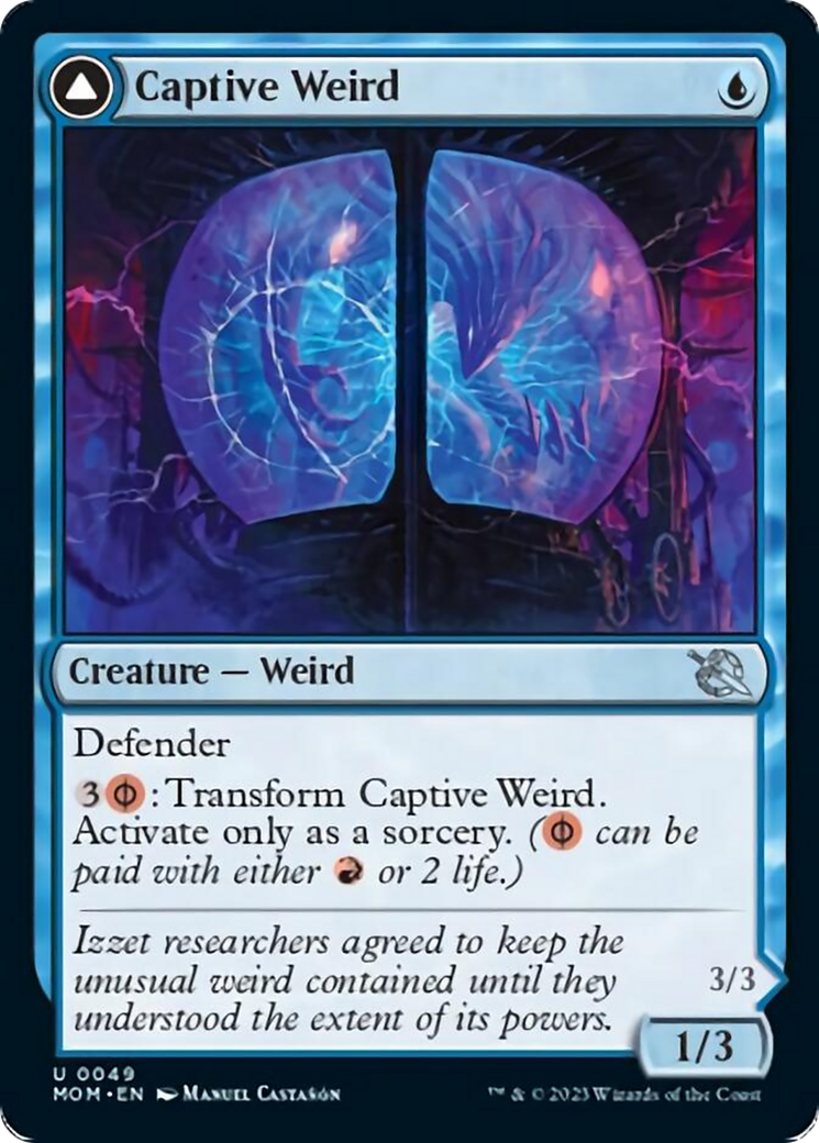 Image of Captive Weird // Compleated Conjurer [March of the Machine]
