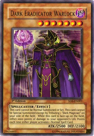 Image of Dark Eradicator Warlock [SD6-EN001] Ultra Rare