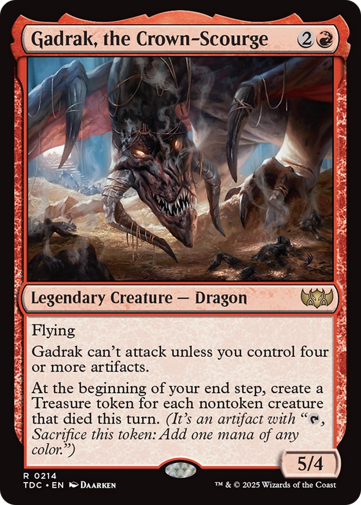 Image of Gadrak, the Crown-Scourge [Tarkir: Dragonstorm Commander]