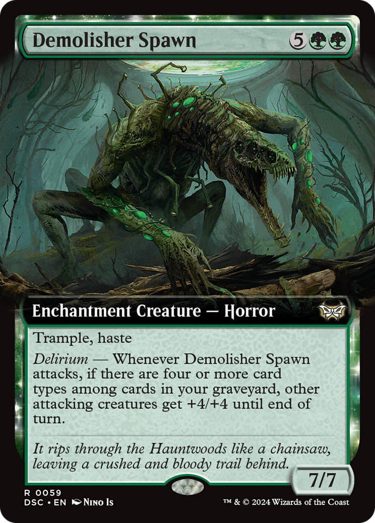 Image of Demolisher Spawn (Extended Art) [Duskmourn: House of Horror Commander]