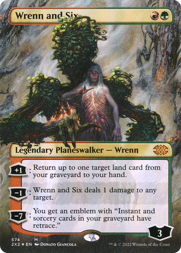 Image of Wrenn and Six (Textured Foil) [Double Masters 2022]