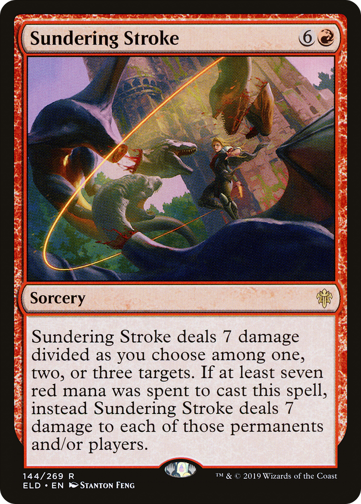 Image of Sundering Stroke [Throne of Eldraine]