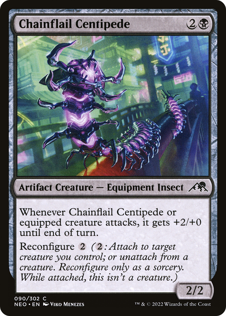 Image of Chainflail Centipede [Kamigawa: Neon Dynasty]