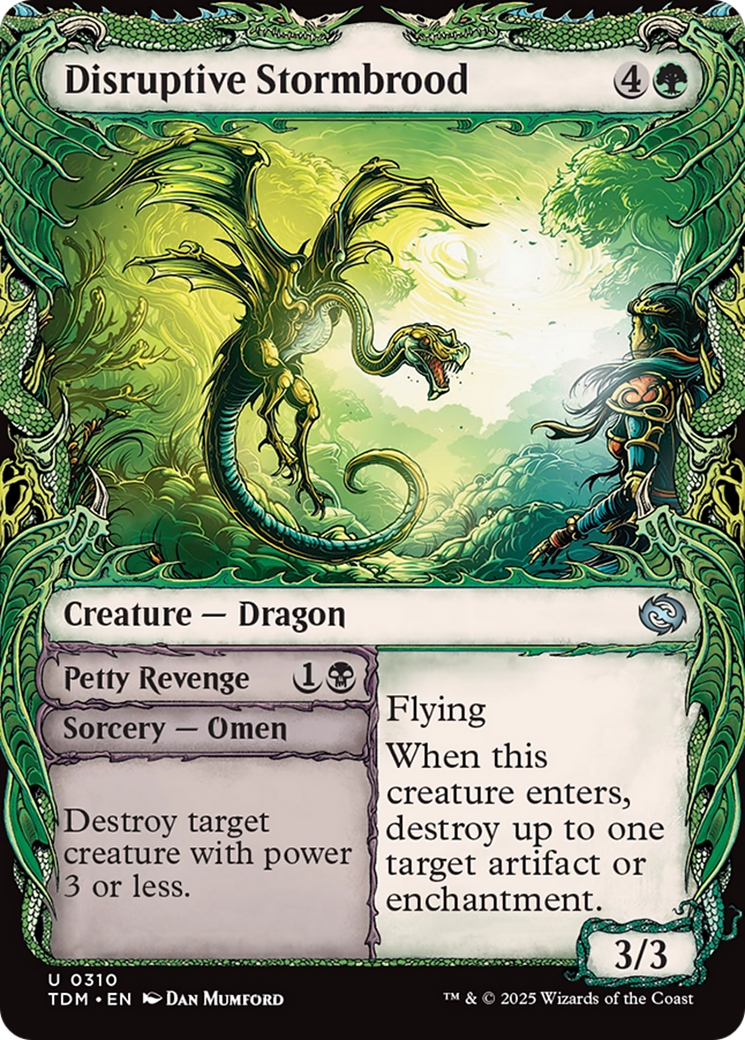 Image of Disruptive Stormbrood (Showcase) [Tarkir: Dragonstorm]