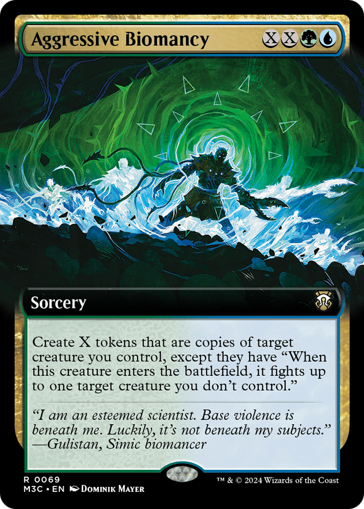 Image of Aggressive Biomancy (Extended Art) [Modern Horizons 3 Commander]