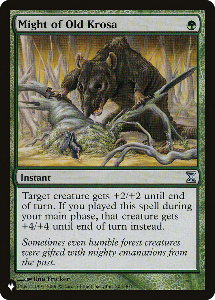 Image of Might of Old Krosa [The List]