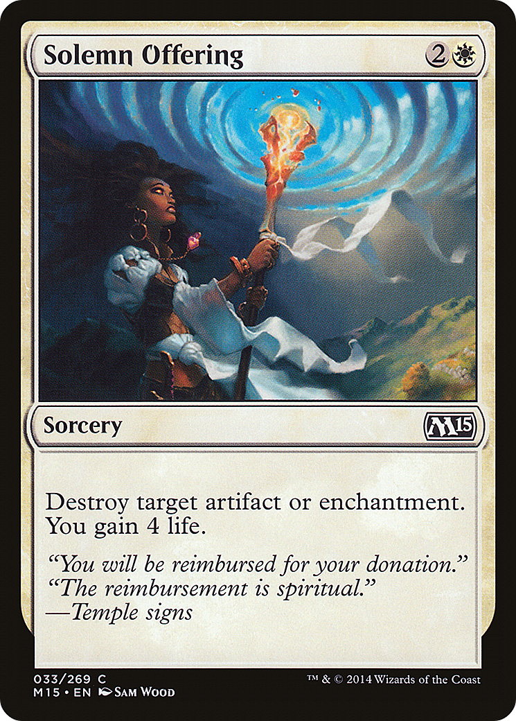 Image of Solemn Offering [Magic 2015]