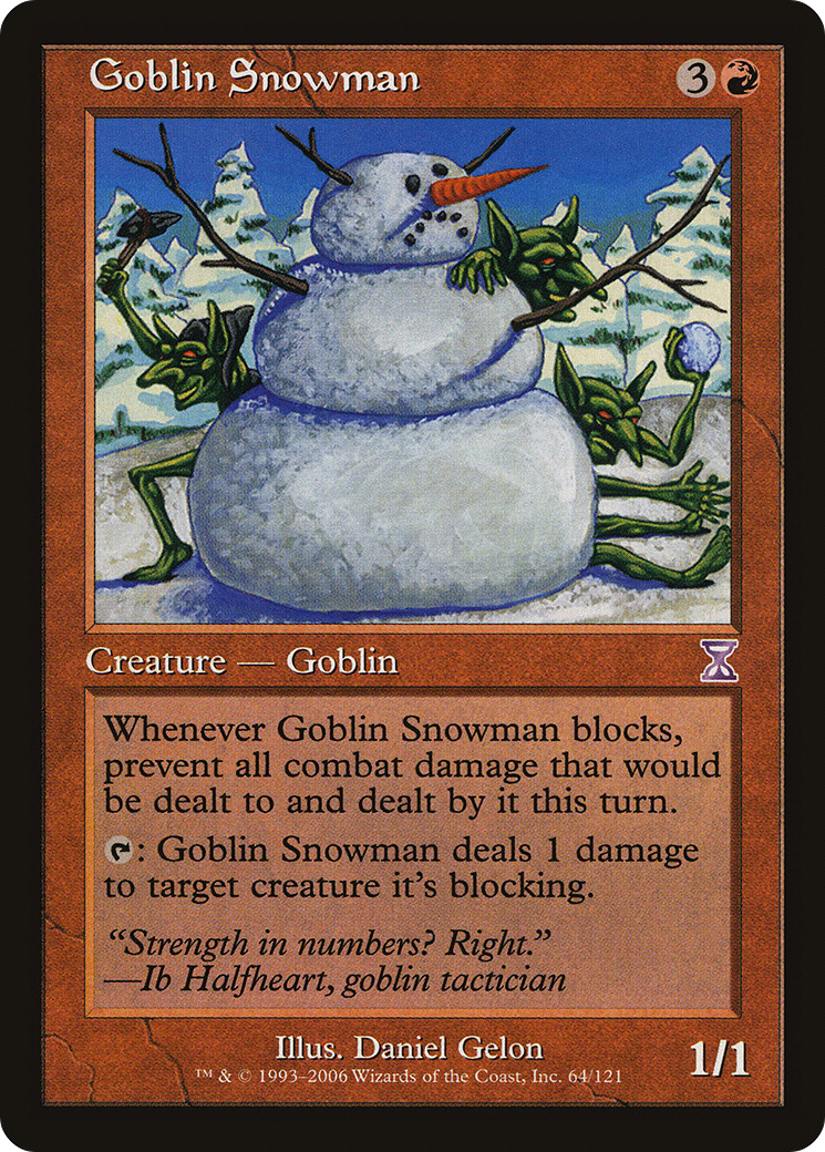 Image of Goblin Snowman [Time Spiral Timeshifted]