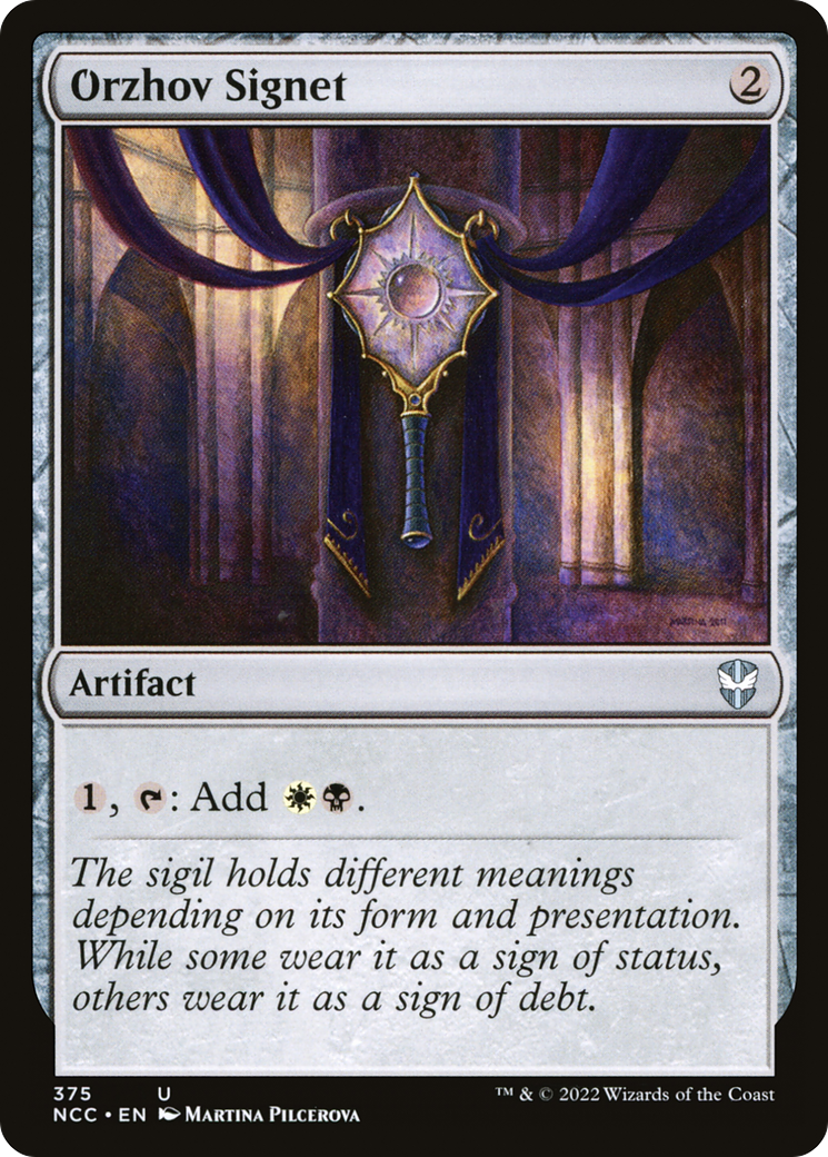 Image of Orzhov Signet [Streets of New Capenna Commander]